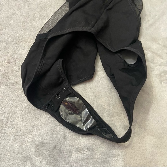 New! UNDRESS CODE Black Remember Me Thong Bodysuit 10863 - Picture 10 of 12